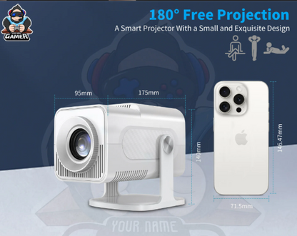 Mini Consola de Juegos Android con WiFi y Proyector HD 4K