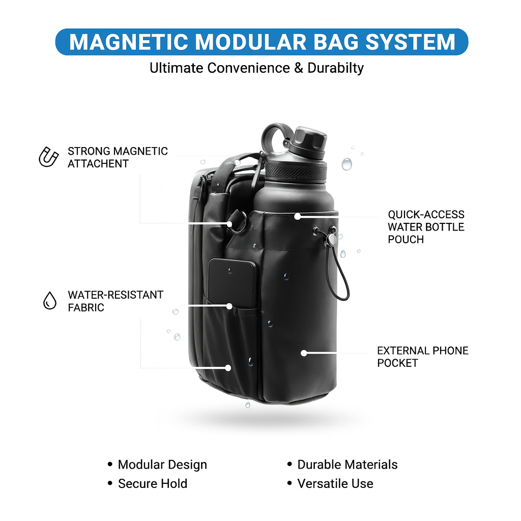 Magnetic Bag Fitness-Crossbody